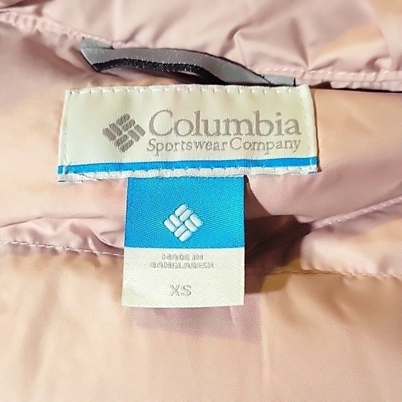 Columbia Insulated Peak to Park Snow Puffer Removable Fur and Hood Coat  S - Picture 12 of 13